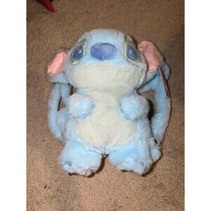 Stitch disney store blue backpack plush stuffed animal bag NWT